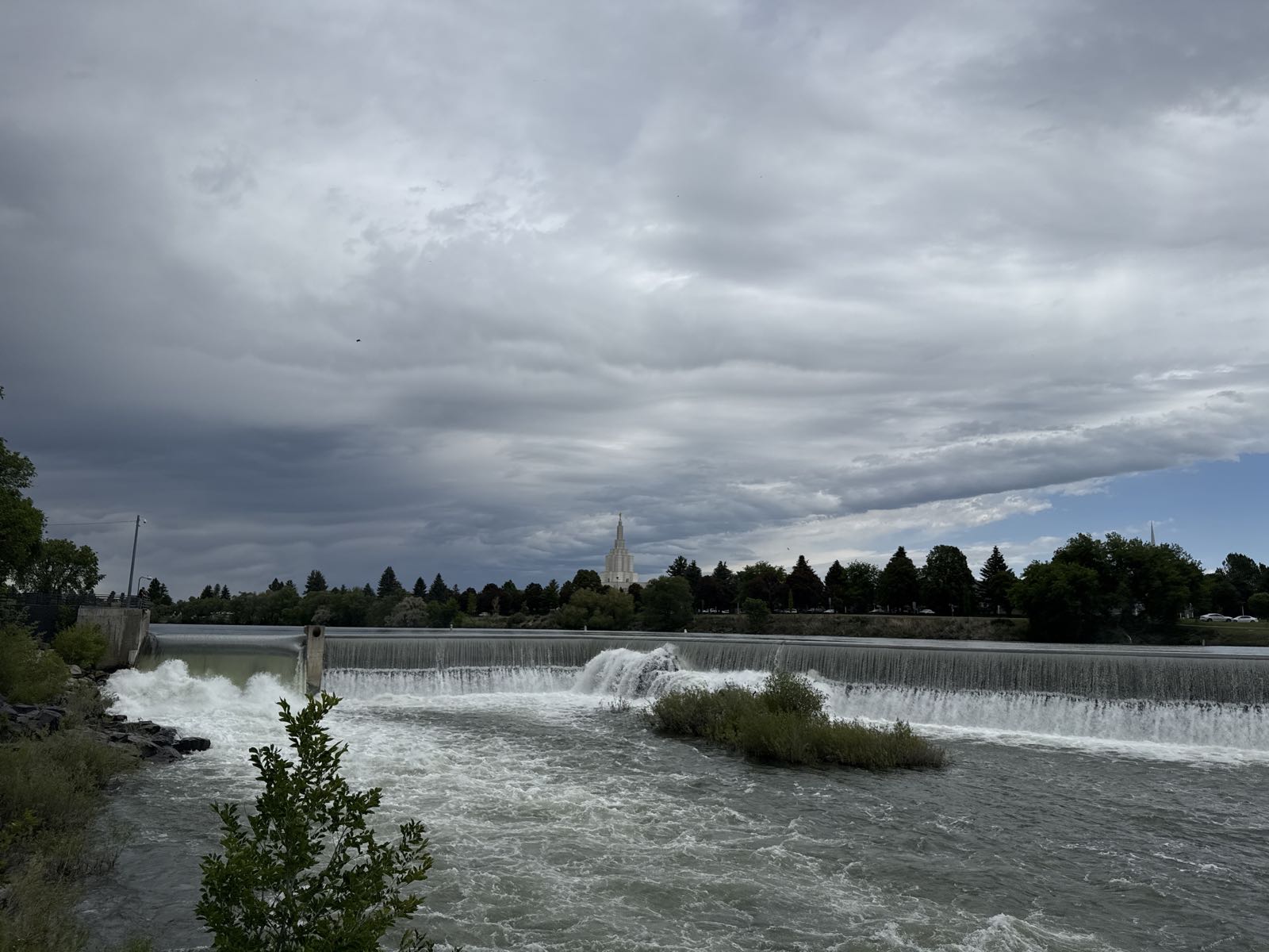 Wide horizon over the Idaho Falls area, Idaho. June 2026.